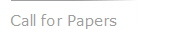 Call for Papers
